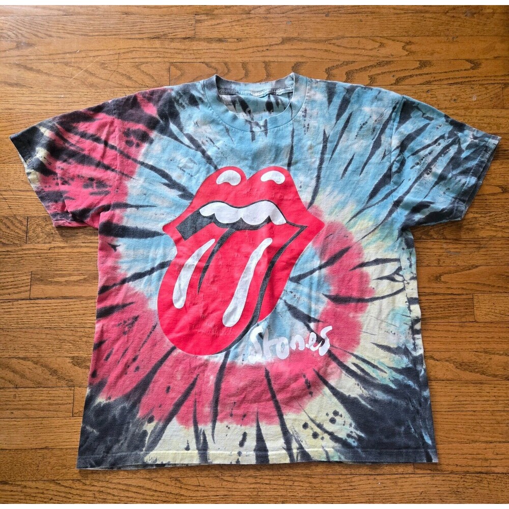 The Rolling Stones No Filter 2021 Tour Band Promo T Shirt Adult Large Tie Dye